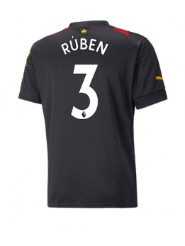 Manchester City Ruben Dias #3 Auswärtstrikot 2022-23 Kurzarm